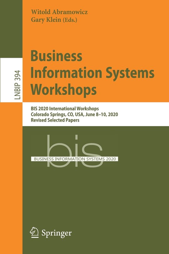 Front cover_Business Information Systems Workshops