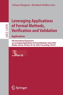 Couverture_Leveraging Applications of Formal Methods, Verification and Validation
