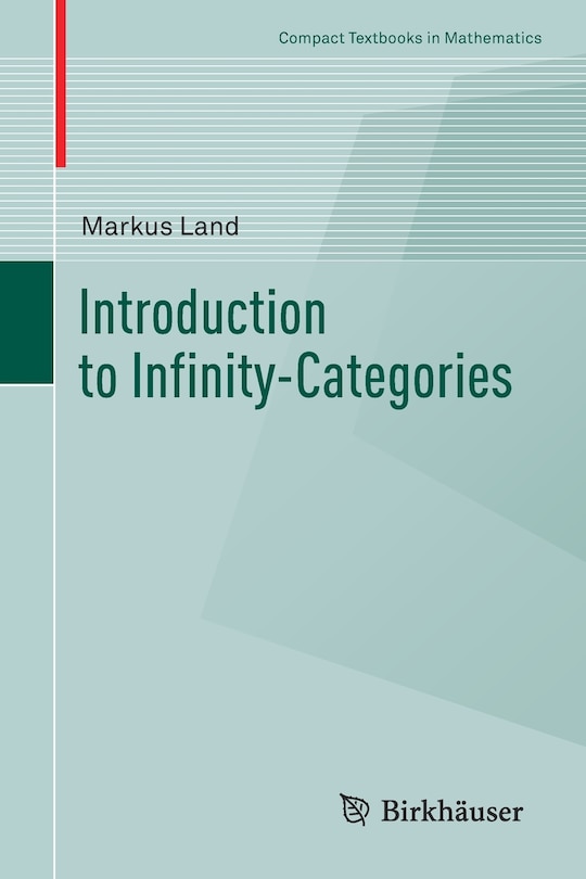Front cover_Introduction To Infinity-categories