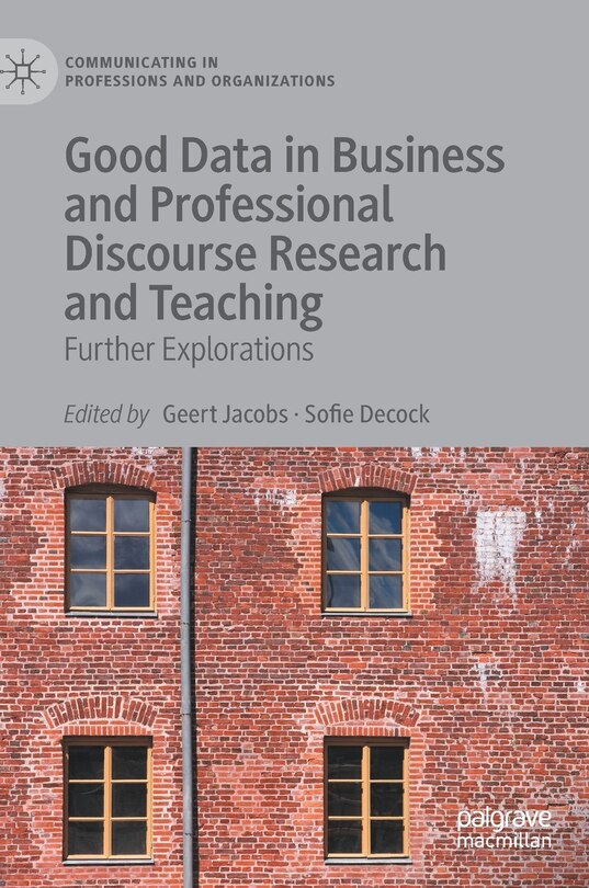 Front cover_Good Data In Business And Professional Discourse Research And Teaching