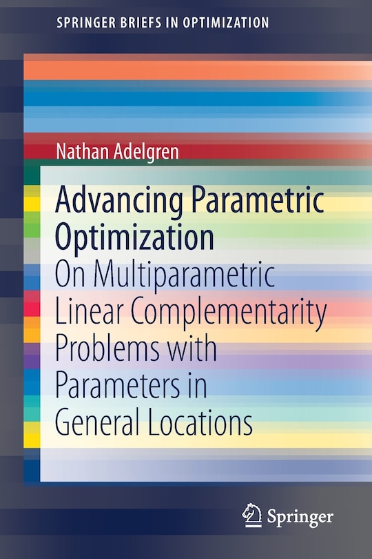 Front cover_Advancing Parametric Optimization