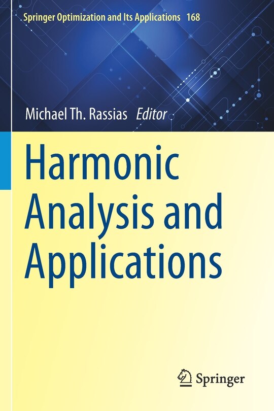 Front cover_Harmonic Analysis and Applications