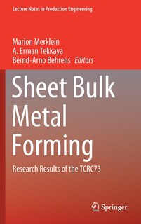 Front cover_Sheet Bulk Metal Forming