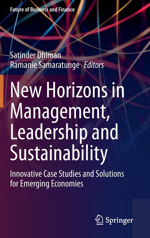 Front cover_New Horizons In Management, Leadership And Sustainability