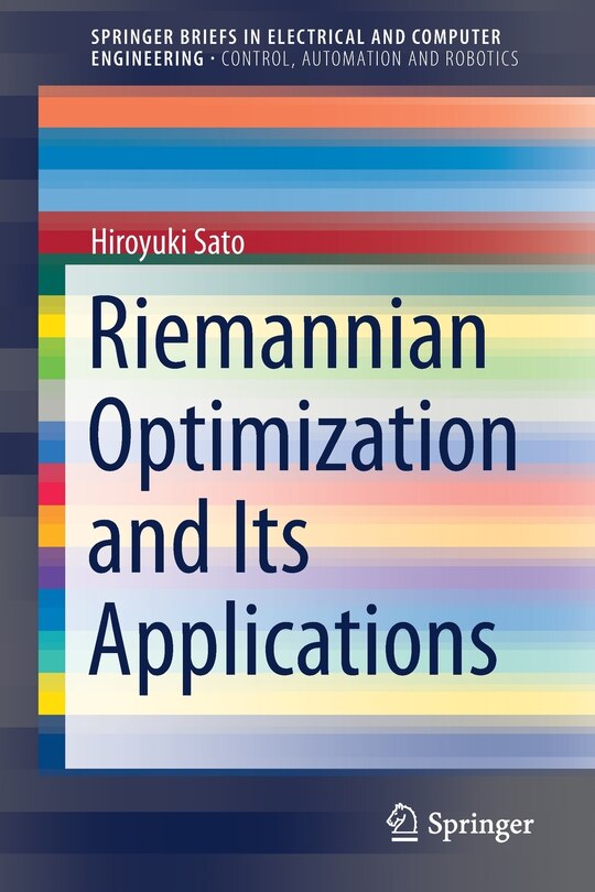 Couverture_Riemannian Optimization And Its Applications