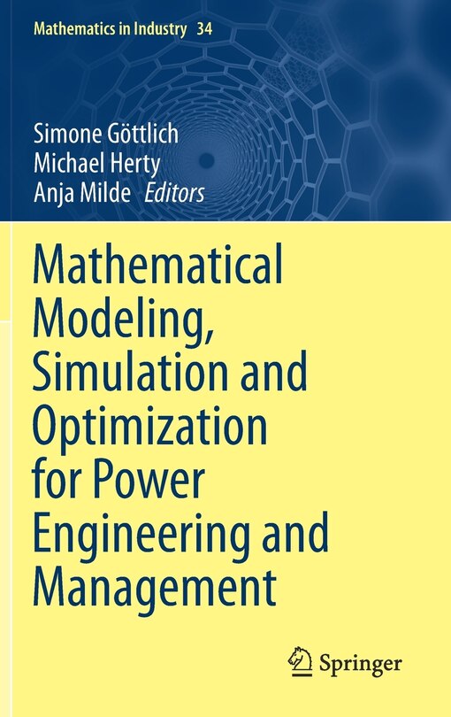 Couverture_Mathematical Modeling, Simulation And Optimization For Power Engineering And Management