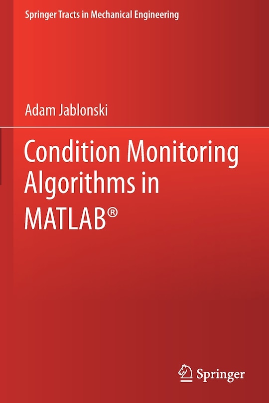 Couverture_Condition Monitoring Algorithms In Matlab