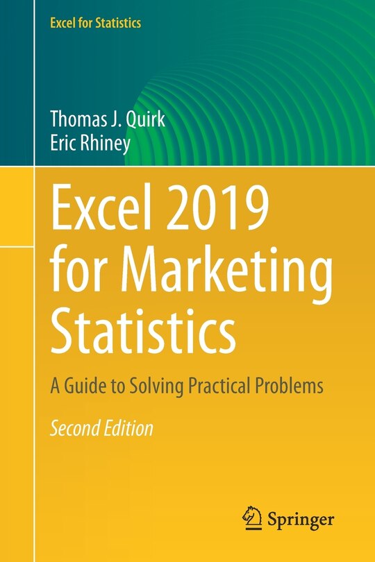 Couverture_Excel 2019 For Marketing Statistics