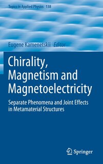 Front cover_Chirality, Magnetism And Magnetoelectricity