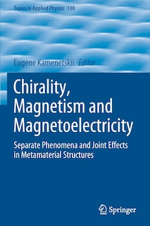 Front cover_Chirality, Magnetism and Magnetoelectricity