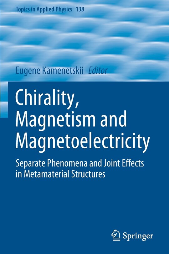 Front cover_Chirality, Magnetism and Magnetoelectricity
