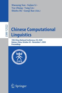 Front cover_Chinese Computational Linguistics