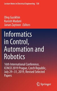 Front cover_Informatics in Control, Automation and Robotics