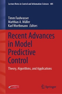 Couverture_Recent Advances In Model Predictive Control