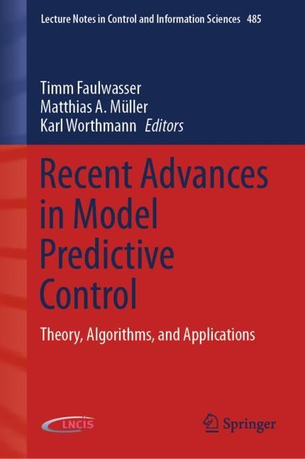 Couverture_Recent Advances In Model Predictive Control