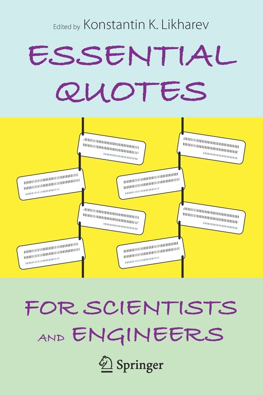 Couverture_Essential Quotes For Scientists And Engineers
