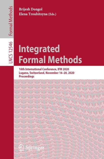 Front cover_Integrated Formal Methods