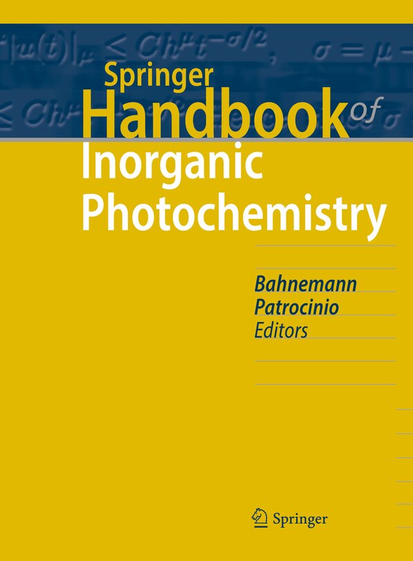 Couverture_Springer Handbook of Inorganic Photochemistry