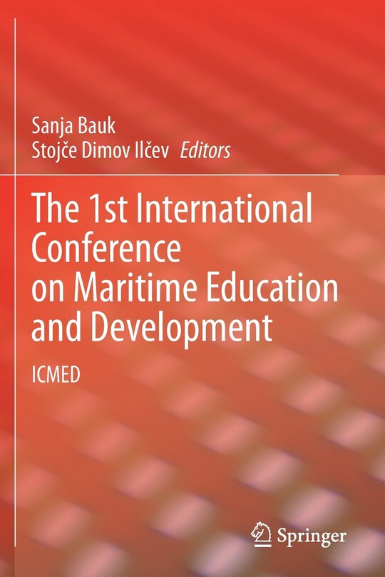 Front cover_The 1st International Conference on Maritime Education and Development