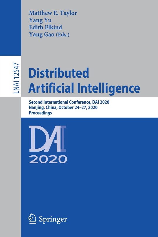 Front cover_Distributed Artificial Intelligence
