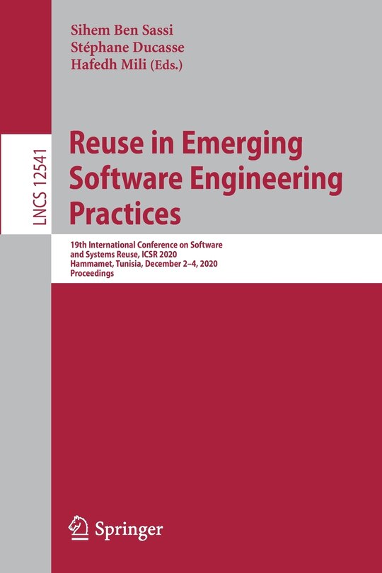 Front cover_Reuse in Emerging Software Engineering Practices