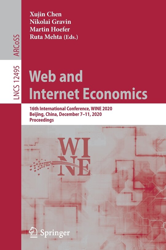 Front cover_Web And Internet Economics