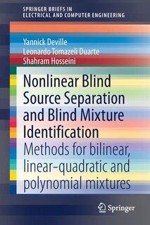 Couverture_Nonlinear Blind Source Separation And Blind Mixture Identification