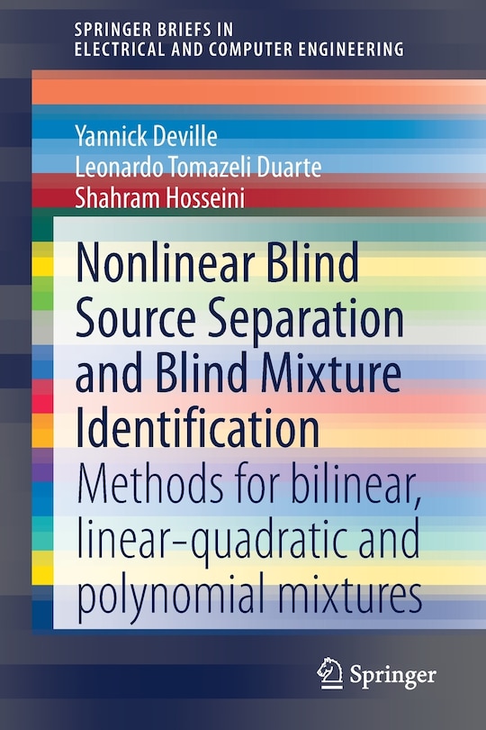 Couverture_Nonlinear Blind Source Separation And Blind Mixture Identification