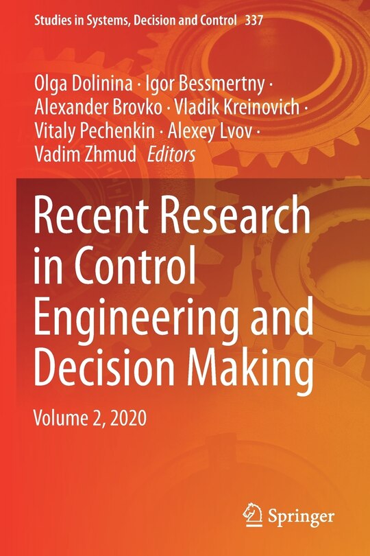 Couverture_Recent Research In Control Engineering And Decision Making