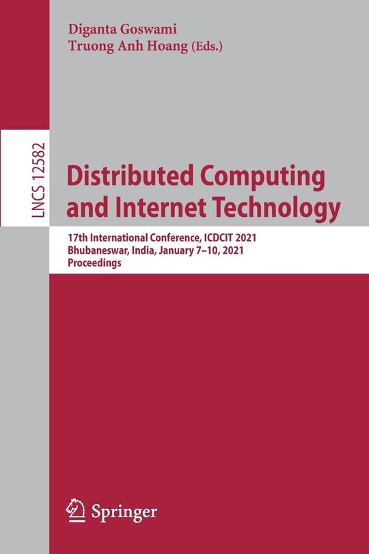 Couverture_Distributed Computing And Internet Technology