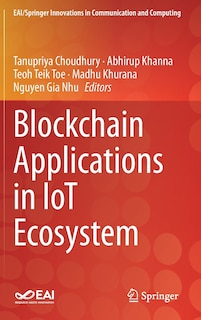 Front cover_Blockchain Applications In Iot Ecosystem