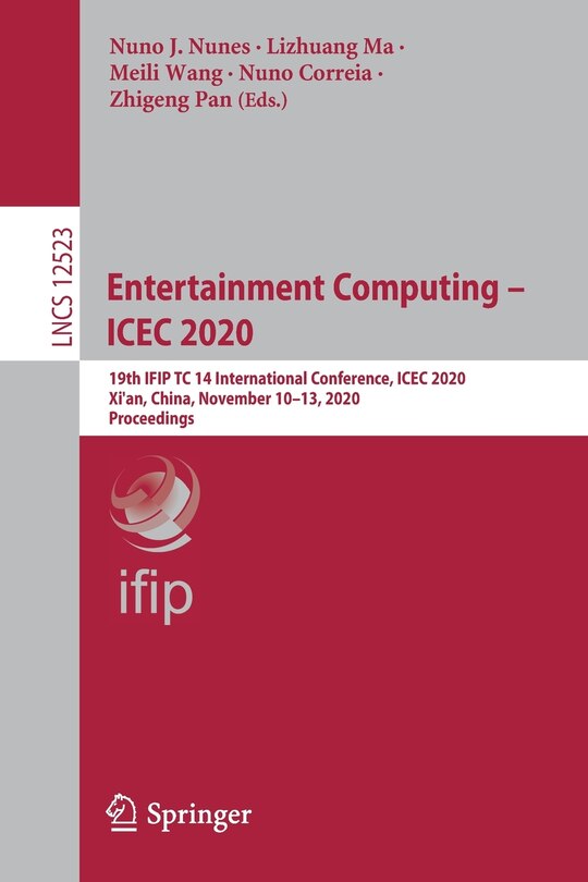 Couverture_Entertainment Computing - Icec 2020