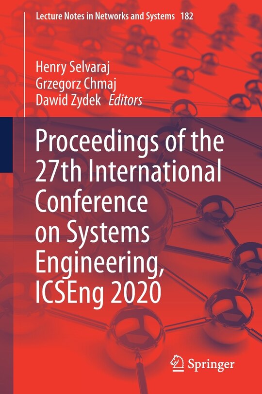 Couverture_Proceedings of the 27th International Conference on Systems Engineering, ICSEng 2020