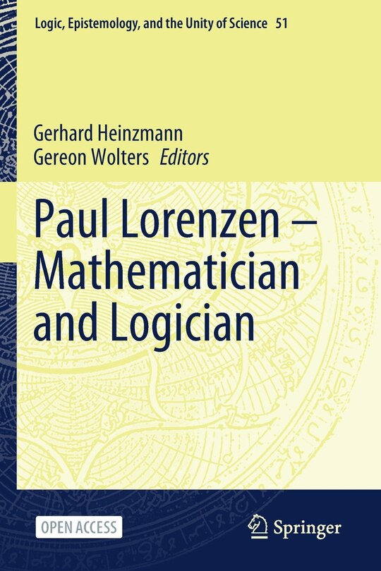 Couverture_Paul Lorenzen -- Mathematician and Logician