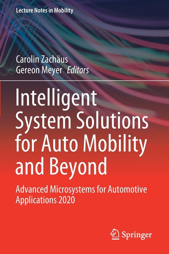 Front cover_Intelligent System Solutions For Auto Mobility And Beyond