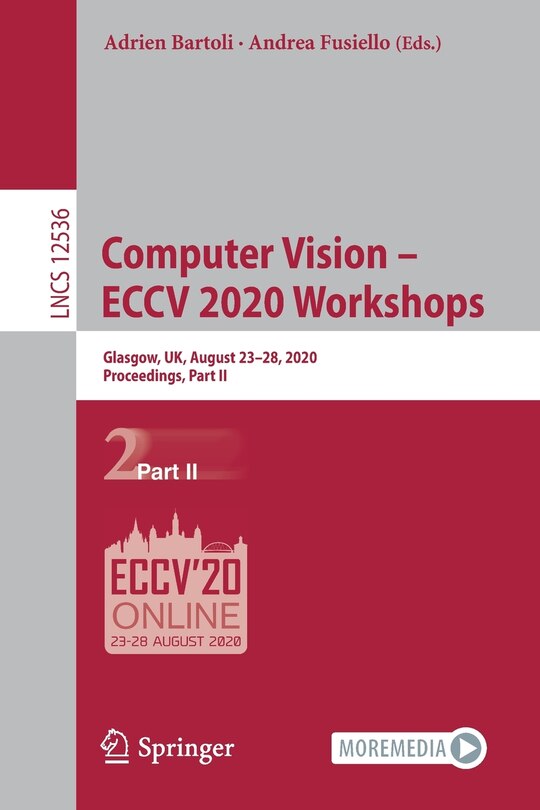 Front cover_Computer Vision - Eccv 2020 Workshops