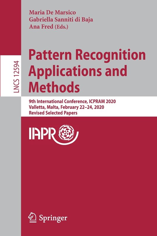 Couverture_Pattern Recognition Applications and Methods