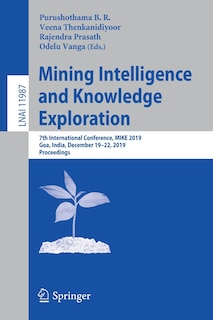 Front cover_Mining Intelligence And Knowledge Exploration
