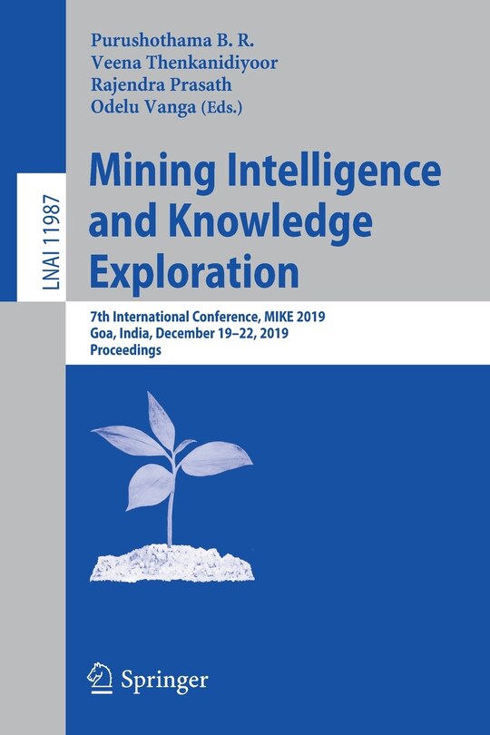 Front cover_Mining Intelligence And Knowledge Exploration