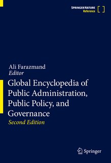 Couverture_Global Encyclopedia Of Public Administration, Public Policy, And Governance