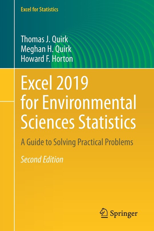 Front cover_Excel 2019 For Environmental Sciences Statistics