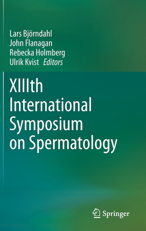 Couverture_Xiiith International Symposium On Spermatology