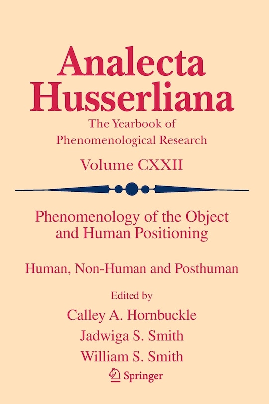 Front cover_Phenomenology of the Object and Human Positioning