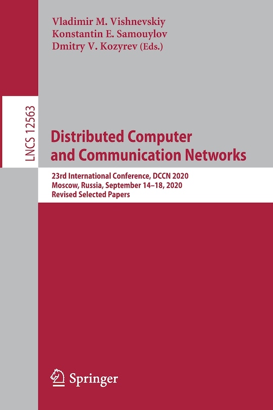Couverture_Distributed Computer and Communication Networks
