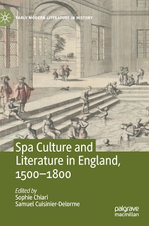 Couverture_Spa Culture And Literature In England, 1500-1800