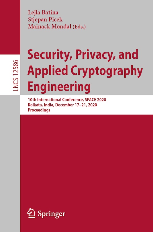 Couverture_Security, Privacy, And Applied Cryptography Engineering