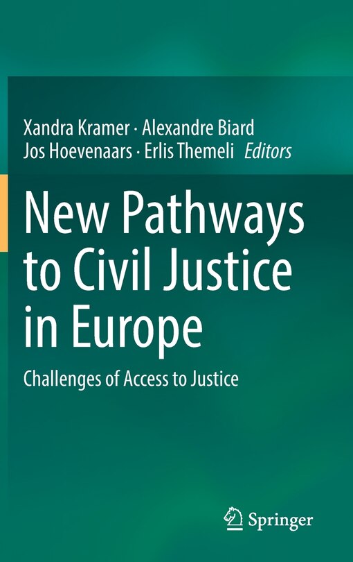 Front cover_New Pathways To Civil Justice In Europe