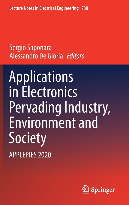 Couverture_Applications In Electronics Pervading Industry, Environment And Society