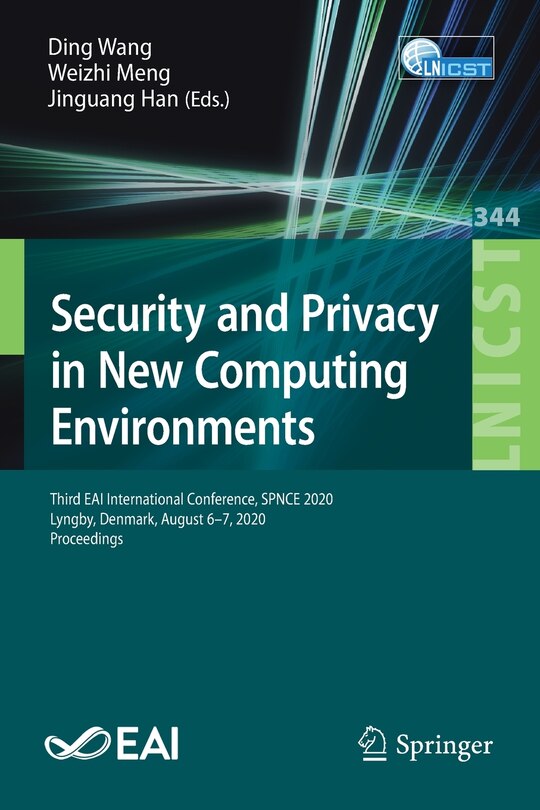 Front cover_Security And Privacy In New Computing Environments