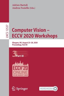 Front cover_Computer Vision - Eccv 2020 Workshops